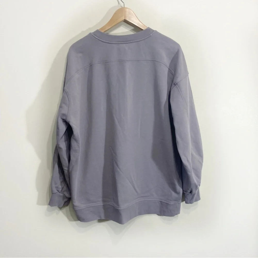 SOLD Lululemon Perfectly Oversized Crewneck Sweatshirt Pullover Sz 8-10 - Picture 2 of 9
